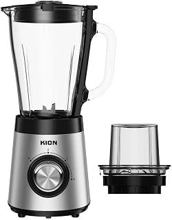 Exclusive Deal on KION Electric Blender 1.5L 500W Glass Jug Stainless Steel with Grinder - Smoothie Maker Juice Mixer Ice Crusher Kitchen model 340-DM-BBB5015SG00 - Amazon KSA Deals