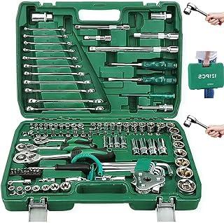 Mechanic Socket Set 121Pcs Car Repair Wrench Kit CRV Steel with Storage Box