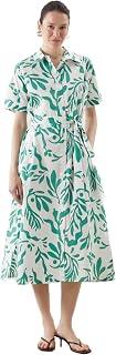 LC WAIKIKI Woman Floral Poplin Shirt Dress
