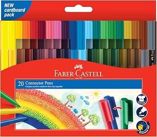 Faber-Castell Connector Pens 20-Piece Set, Multicolor