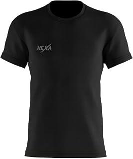 Exclusive Deal on Hexa H20 Men’s Dry-Fit T-Shirt – Lightweight Polyester Athletic Gym Tee, Breathable Sports &amp; Casual Wear - Amazon Egypt Deals