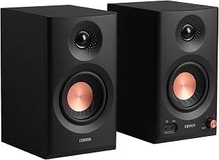 عرض حصري على Edifier MR3 Powered Studio Monitor Speakers, Hi-Res Audio Certified Bluetooth V5.4 Active Bookshelf Speakers, 2.0 Computer Speaker with Headphone Output RCA AUX Balanced TRS Input - Black (Pair) - عروض أمازون السعودية