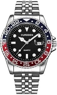Exclusive Deal on Quartz Watches Free Dropping Role Watch Men Quartz Mens Watches Top Luxury Brand Watch Man Gold Stainless Steel Waterproof - Amazon KSA Deals