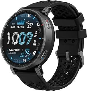 Exclusive Deal on Amazfit Active Max Smartwatch 1.5 Inch AMOLED Display, 25 Day Battery, Offline Maps, NFC, GPS, 4GB Memory, 170+ Sports Modes, 5 ATM Water Protection, Heart Rate &amp; Sleep Tracking for Android &amp; iPhone - Amazon KSA Deals