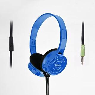 Wired Headset Crash X50, Over-ear Headphones with Built-in Mic, powerful sound, and all-day comfort. Ideal for gaming, music & calls. Compatible with PC, laptops & consoles (Blue)
