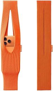 O Ozone Knitted Phone Pocket Sling Bag Compatible with iPhone 17/16/15/14 |Colorful Crossbody Phone Holder|40 cm Long|Fits Most Smartphone