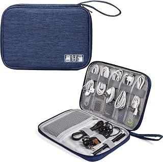 Exclusive Deal on Electronics Accessories Bag, Digital Gadget Organizer Case, Waterproof Travel Gear Storage Carrying Sleeve Pouch for Cable, USB, Earphones, Portable Hard Drives, Power Banks Assorted Colors - Amazon Egypt Deals