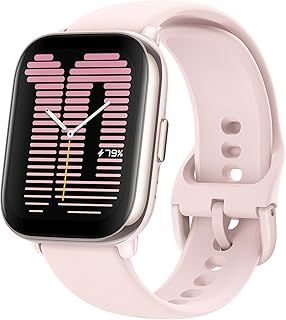 Exclusive Deal on Amazfit Active Smart Watch 42mm,with AI Fitness &amp; Sleep Coach, GPS, Alexa-Enabled &amp; Bluetooth Calling &amp; Music, 14 Day Battery, Fitness Tracker with 120+ Sports Modes, for Android &amp; iPhone, Pink - Amazon KSA Deals