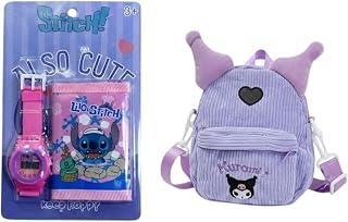 KANAZ Kids Mini Backpack, Cute Design, Soft Corduroy Fabric, Lightweight School & Travel Bag for Toddlers and Kids P1001 Yeezy Girl