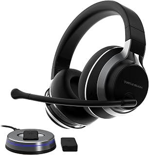 Turtle Beach Gaming Headset, Wireless Headphones, PS5, PS4, Switch, PC, Mac, Android, IOS Compatible, Stealth Pro, 2.4 GHz, Wireless, Bluetooth, Black, Smartphone, Simultaneous ANC Noise Canceling,