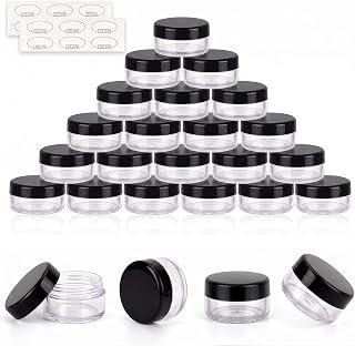 Tiny Sample Containers 3 Gram Sample Jars 25pcs Makeup Sample Containers with Lids - Amazon Egypt Deals