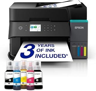 عرض حصري على Epson EcoTank ET-3950 Ink Tank Printer | Home Office Use | Wireless | A4 | Duplex Print, Copy, Scan | 6.1cm LCD Screen | 30-Page ADF | Includes up to 3 Years of Ink - عروض أمازون السعودية