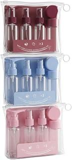 عرض حصري على Travel Bottle and Refill Set - Travel Cosmetic Organizer and Handbag Set - The for Her - Multicolor - عروض أمازون مصر