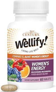 عرض حصري على 21st Century Wellify! Women's Energy Multivitamin Multimineral, 65 Tablets - عروض أمازون السعودية