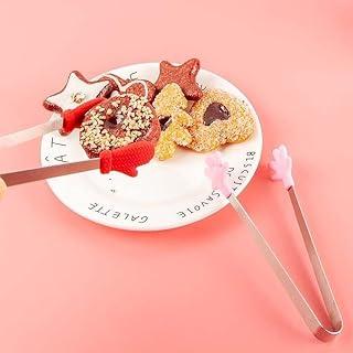 [Bedaya] Mini Kitchen Tongs, Cute Cartoon Hand Shaped Silicone Food Serving Tongs, Desserts, Ice Cubes, Salad Tongs (1 Piece Multicolor) - Amazon Egypt Deals