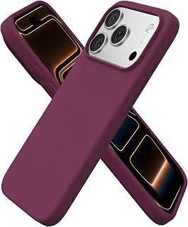 ORNARTO Compatible with iPhone 17 Pro Case 6.3 inch, Slim Liquid Silicone 3 Layers Fully Covered Soft Gel Rubber 17 Pro Phone Case - Wine Red - Amazon Egypt Deals