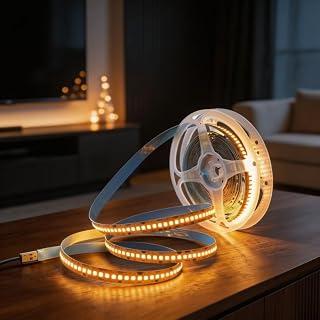 شريط اضاءة LED مرن لجدران التلفزيون والخزائن وديكور الغرفة (1 متر، ضوء دافئ