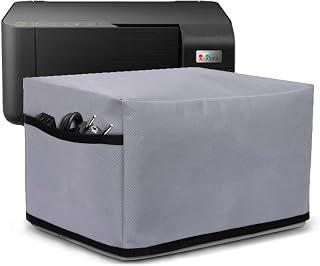 عرض حصري على Crasome Dust &amp; Water Proof Printer Cover for Epson EcoTank L3252 / L3250 / L3210 / L3211 (Grey) - عروض أمازون السعودية