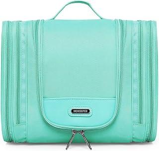 عرض حصري على Heavy Duty Waterproof Hanging Toiletry Bag - Travel Cosmetic Makeup Wash Bag for Women &amp; Shaving Toiletry Kit Organizer Bag for Men - Large Size: 26 * 11.5 * 21.5cm, Aquamarine-002 - عروض أمازون مصر