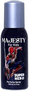 Kaline Perfume spray bottle Super Hero With Fruity Scent, 100 ml - black orange