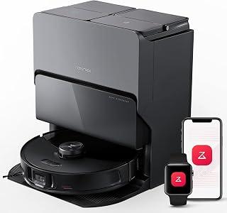 roborock S8 MaxV Ultra Robot Vacuum &amp; Sonic Mop, 10000 Pa Suction, Corner to Edge Deep Cleaning, Hot Air Self-Drying, Auto Empty &amp; Refill, Detergent Dispenser, Obstacle Avoidance,Black - Amazon Egypt Deals