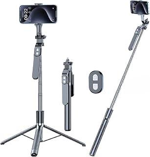 Selfie Stick Tripod 170CM with Wireless Remote, Cellphone Selfie Stick Tripod, for iPhone 15/14/14 pro/13/13 Pro/12/11/11 Pro/XS Max/XS/XR/X/8/7 and Android Smartphone (P9) - Amazon Egypt Deals