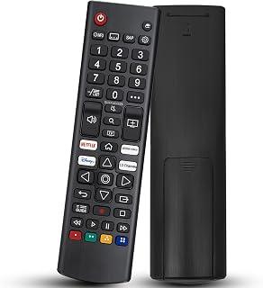 جهاز تحكم عن بعد عالمي لتلفزيون ال جي (جميع الموديلات) متوافق مع جميع تلفزيون ال جي LED OLED LCD UHD HDTV HDR ويبوس 4K 8K مع زر قنوات نتفليكس وفيديو وقنوات ال جي وديزني بلس
