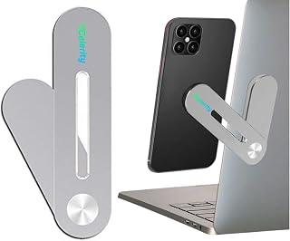 Celerity Laptop Mobile Phone Holder Laptop Side Mount Clip Extension Magnetic Notebook Mobile Tablet Secure Smartphone Cell Phone Extension Bracket Enjoy Dual Screen with Rotatable Angle Adjustment