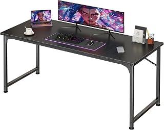 Exclusive Deal on PRAISUN 55 Inch Computer Desk, Office Desk, Spacious Desktop, Black - Amazon Egypt Deals