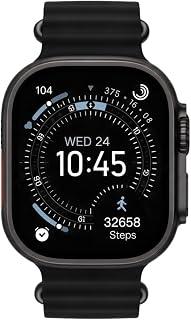 Exclusive Deal on Ultra 49MM Smart Watch Black color with 2 Straps - Amazon KSA Deals