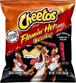 Exclusive Deal on Cheetos Crunchy, Flamin Hot, 35g (Export) - Amazon KSA Deals