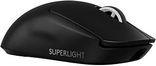 Logitech G PRO X SUPERLIGHT 2 LIGHTSPEED Wireless Gaming Mouse, Lightweight, LIGHTFORCE Hybrid Switches, HERO 2 Sensor, 44000 DPI, 5 Programmable Buttons, USB-C Charging, PC &amp; Mac - Black