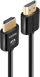 Promate 4k hdmi cable, high-speed 1.5 meter hdmi cable with 24k gold plated connector and ethernet, 3d video support for hdtv, projectors, computers, led tv and game consoles, prolink4k2-150