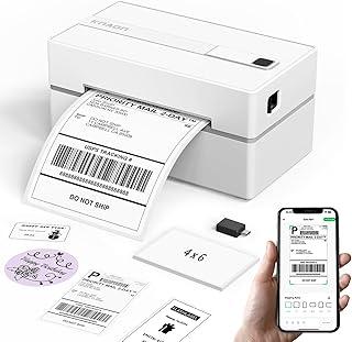 KNAON Bluetooth Thermal Shipping Label Printer, 4x6 Wireless Thermal Address Label Printer for Small Business, Compatible with iPhone, Android,Windows,Mac,Chromebook –Works with eBay Shopify USPS