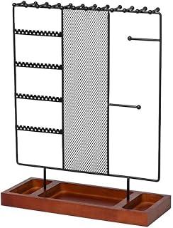 رف المجوهرات Desktop Jewelry Organizer Stand with Removable