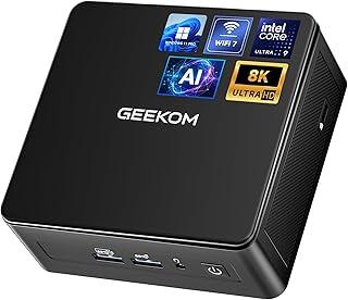 Exclusive Deal on GEEKOM XT1 Mega AI Mini PC,14th Gen Intel Core Ultra U9-185H Processor (16C/22T,up to 5.1 GHz),32GB DDR5 2TB PCIe Gen4 SSD,Mini Desktop Computers Windows 11 Pro,WiFi 7/BT 5.4/Dual 2.5G LAN/USB4.0/8K - Amazon Egypt Deals