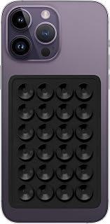 عرض حصري على Silicone Sticky Grip, Suction Cup Phone Holder for iPhone and Android, Hands Free Adhesive Phone Grip, Phone Mirror Holder for Selfie and Videos (Black) - عروض أمازون مصر