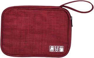 Exclusive Deal on Cable Organizer Bag Electronic Accessories Wire Case Bag (Red) - Amazon Egypt Deals