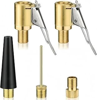 Exclusive Deal on Multifunctional Valve Adapter Set, 5 Pieces, Compatible with Bosch EasyPump, Suitable for Car Tyres, French Valve Adapter, Ball Needle, Air Pumps, Accessories - Amazon KSA Deals