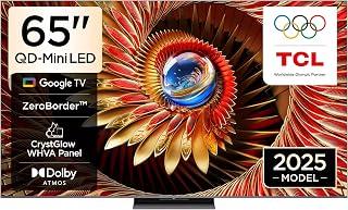 Exclusive Deal on TCL 65C8K Television 65 Inch Smart TV 4K QD-Mini LED Colorful Quantum Crystal HDR 4500nits Gaming Google TV, 144Hz Native Refresh Rate, Audio by Bang &amp; Olufsen, IMAX Enhanced, Game Master (2025 Model - Amazon KSA Deals