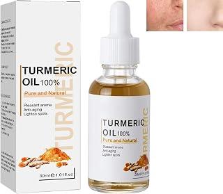 Dark Spot Remover, Turmeric Serum Oil for Face, Reduces Pigmentation, Whitening Spot Correcting Essence, Turmeric Black Spot Essence, Firming &amp; Dullness Spots, Moisturizing Skin Care Oil, 30ml - Amazon Egypt Deals