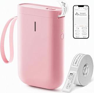 NIIMBOT Label Maker Machine D11 Label Printer Portable Wireless Connection Multiple Templates Available for Phone Easy to Use Office Home Organization USB Rechargeable