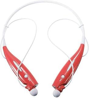 Dz-Hbs730 Wireless Bluetooth Neckband Sports In-Ear Headphones With Mic Noise Canceling For Mobile Phones And Computers (Red)