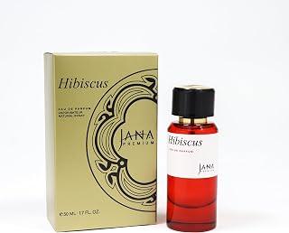 Jana Premium Hibiscus Eau de Parfum, Unisex Fragrance, 50ml
