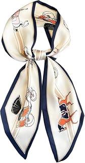 Head Scarf Hair Neck Scarves For Women Purse Bag Scarfs For Handbags Silky Long Thin Satin Headscarf Fashion