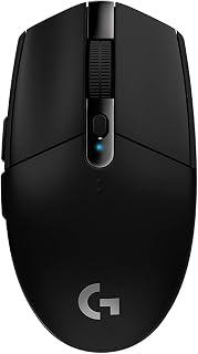 Logitech G305 Lightspeed Wireless Gaming Mouse, Hero Sensor, 12,000 Dpi, Lightweight, 6 ProgRAMmable Buttons, 250H Battery Life, On-Board Memory, Compatible With Pc / Mac - Black
