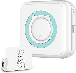 Mini Pocket Sticker Printer, ELECDON 1Pcs Bluetooth Wireless Portable Mobile Printer Machine Thermal Printer for Notes, Memo, Photo, Pocket Label Receipt Printer Compatible with iOS &amp; Android