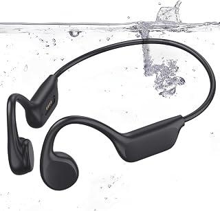 Bone Conduction Headphones, Swimming Headphones,Open Ear Sport Earphones, Wireless Bluetooth 5.4 built-in MP3 Player 32G Memory, IPX8 Waterproof Earphones for Swimming, Running,Cycling,Hiking