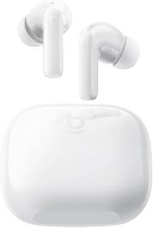 Baseus Bass EP10 NC Hybrid Active Noise Cancelling Wireless Earbuds, 12mm Super-Bass Driver, 41H Playtime, Bluetooth 6.0, IP55 Waterproof, 4-Mic AI ENC, 24 Customizable EQ, Moon White