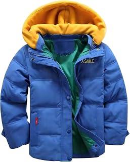 عرض حصري على Winter Coat for Children Boys Baby Winter Down Jacket Hooded Hoodie Faux Fur Jacket 3-11 Years - عروض أمازون السعودية